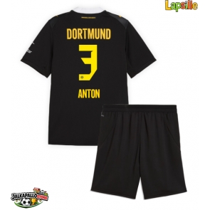 Borussia Dortmund Waldemar Anton #3 Vieraspaita Lapsille 2026-27 Lyhythihainen (+ shortsit)